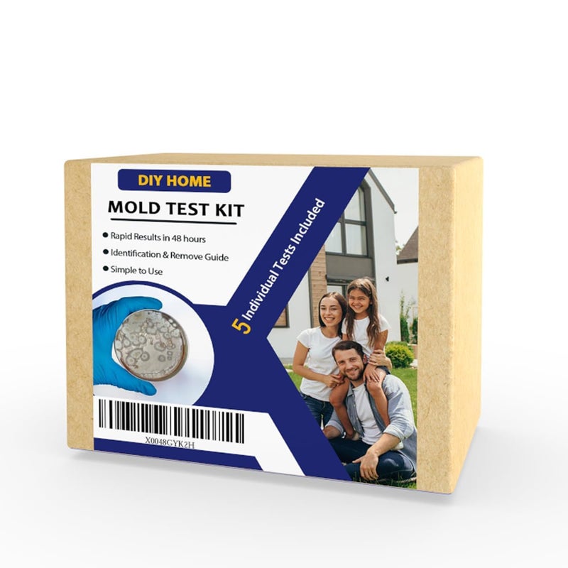 hearcozy Mold Testing Kit with 5 Individual Tests - DIY Mold Test Kit for Home - Includes Detailed Mold Identification Guide - Fast and Reliable Mold Detector for Home - Image 1